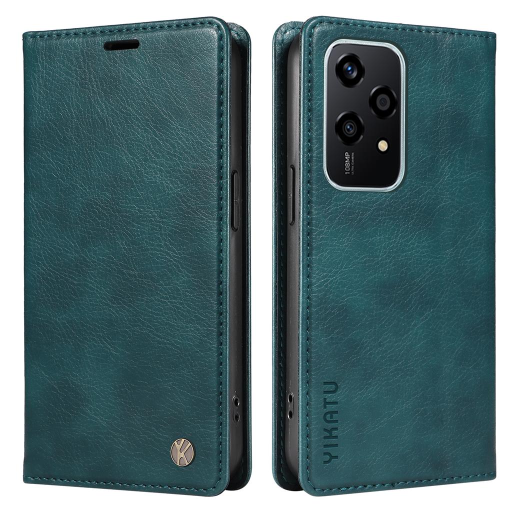 YIKATU YK-006 For Honor 200 Lite Wallet Case Litchi Texture Leather Magnetic Absorption Phone Cover