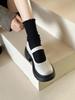 Mode Retro Damen Schuhe Damen Schuhwerk Clogs Plateau Britischer Stil Oxfords Schwarze Ballerinas Sommerkleid Neue Creepers Preppy Leder Mary
