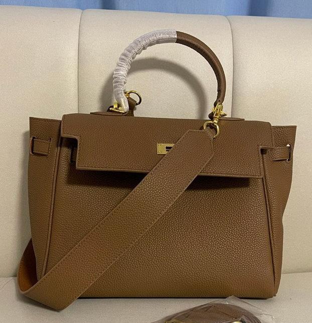 2026 nova bolsa de couro togo com alça larga para ombro, bolsa de mão de couro bovino de primeira camada, bolsa feminina original para ombro único e transversal