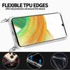 Coque de protection - BOOLING - pour Samsung Galaxy A23 5G - Souple - Antichoc - Transparent avec cordon rouge