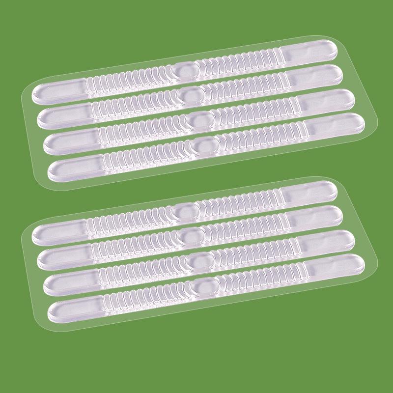 Transparent Water Pattern Heel and Shoelace Anti-Wear Stickers