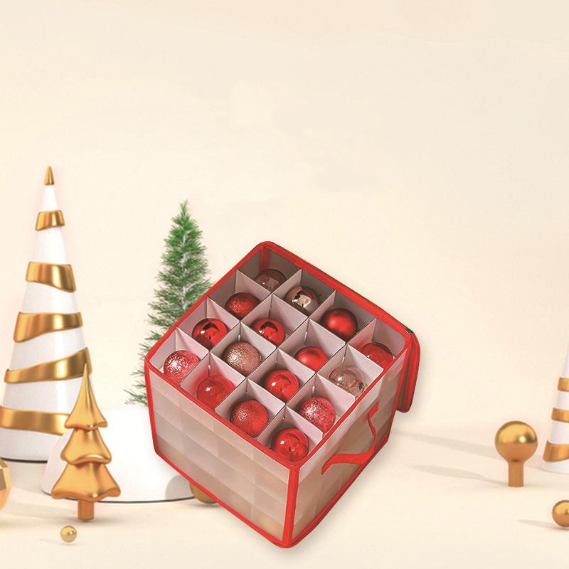 64 Grid Baubles Storage Box Christmas Balls Storage Xmas Tree Decorations Christmas Ornament Organizer Jewelry Toys Storage Box