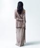 Insilence Woman 3-Layer Maxi Skirt Ash Beige