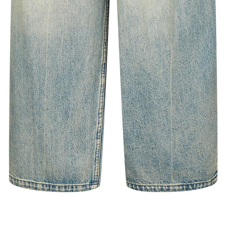 CROQUIS Men's 2025 Autumn Loose Straight-Leg Jeans