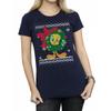 Looney Tunes Damen Tweety Pie Weihnachten Fair Isle Baumwoll-T-Shirt
