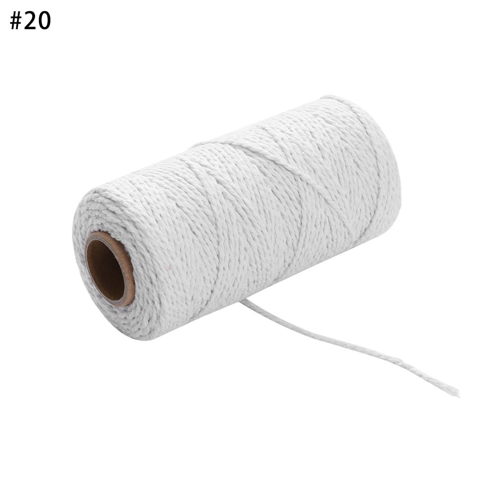 100 Meter/Rolle Bakers Home Decor Handgemachte Kordel Schnur DIY Seil Baumwollschnüre Verpackung Bastelprojekte