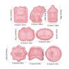 8pcs Sturdy Fondant Cookie Cutter Set Eid Celebration Cookie Cutters Treats Mould Ideal For Family Gatherings