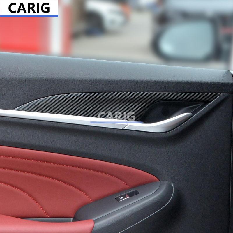 For CHANGAN EADO PLUS 20-22 Door Panel Armrest Sticker Carbon Fiber Pattern Protective Film Interior Modification Accessories