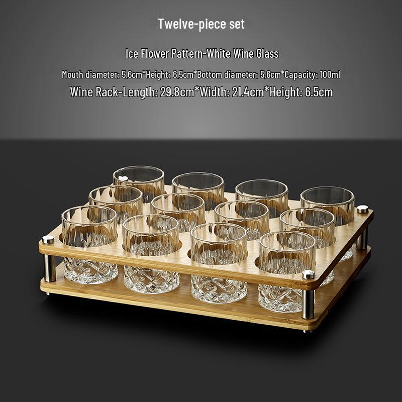 Ensemble de verres à shot Baijiu & Bière en Cristal Luxe Léger