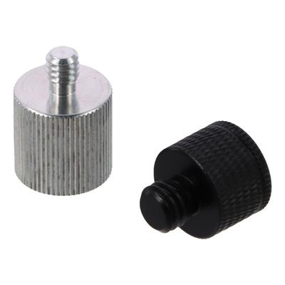 Accesorios Duraderos de Aluminio para Nivelación Láser Moda 2.6*2*2cm Tuerca Adaptadora Redonda Plata Tornillos Adaptadores de Trípode Grúa Derrick