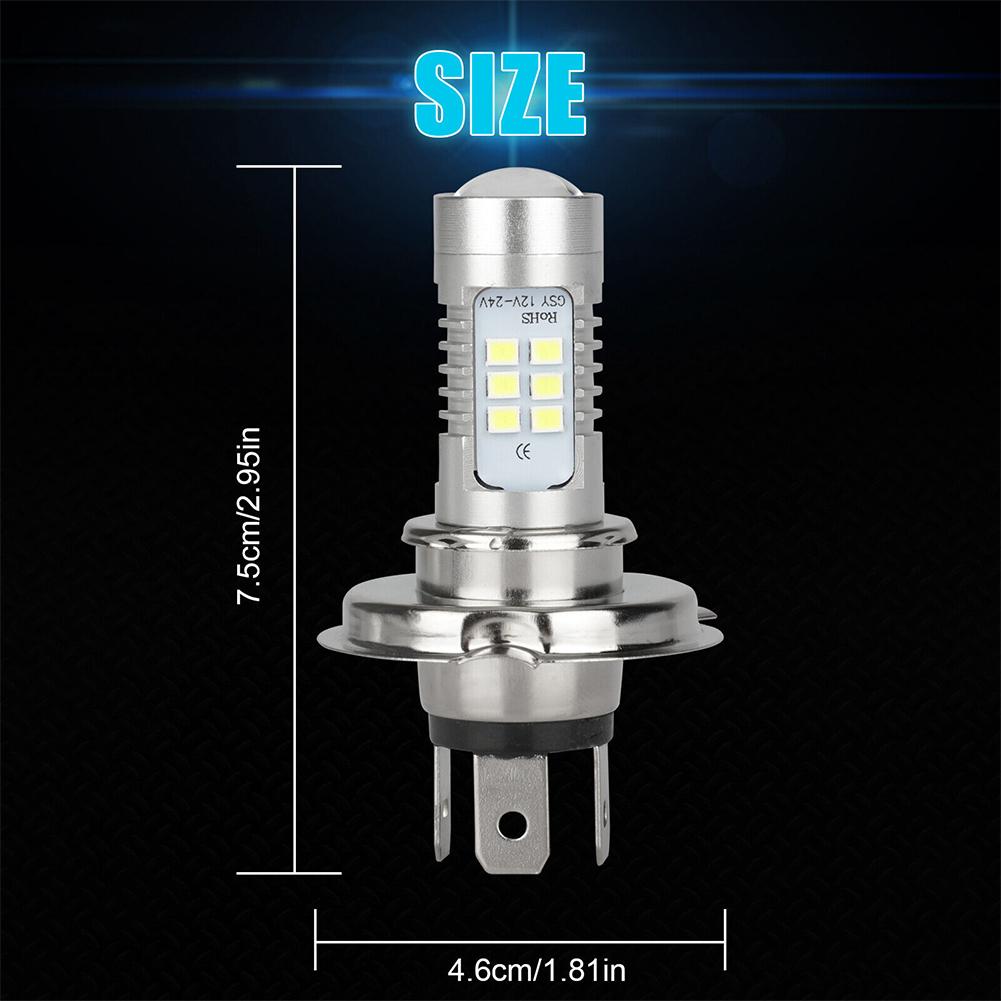 12V Headlight Conversion Kit 6000K 220W H4 9003 HB2 LED Headlight Bulb Super Bright High Low Beam IP67 Waterproof White Aluminum