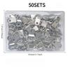 50SETS D-type hook, photo frame hardware accessories, cross stitch mounted oil painting hook