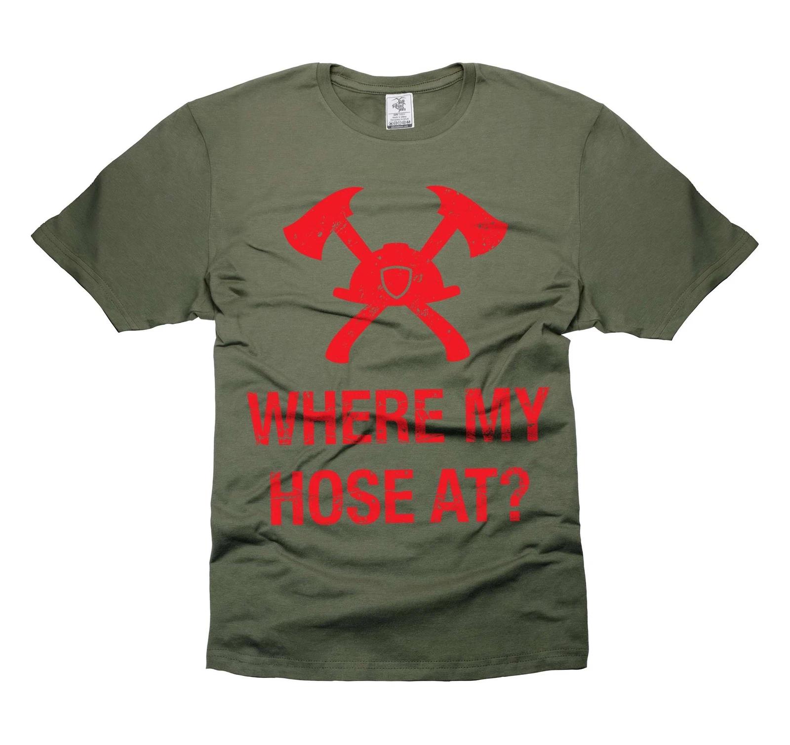 Funny Firefighter Gifts Firefighter Humorous Tee shirt Christmas birthday gifts 2XL