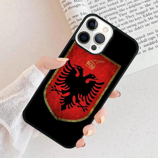 

Albania Albanians Flag Phone Case For iPhone 17 Air 15 16 Cover 11 13 14 Pro Max 12 Plus Max Fundas iPhone 17Air