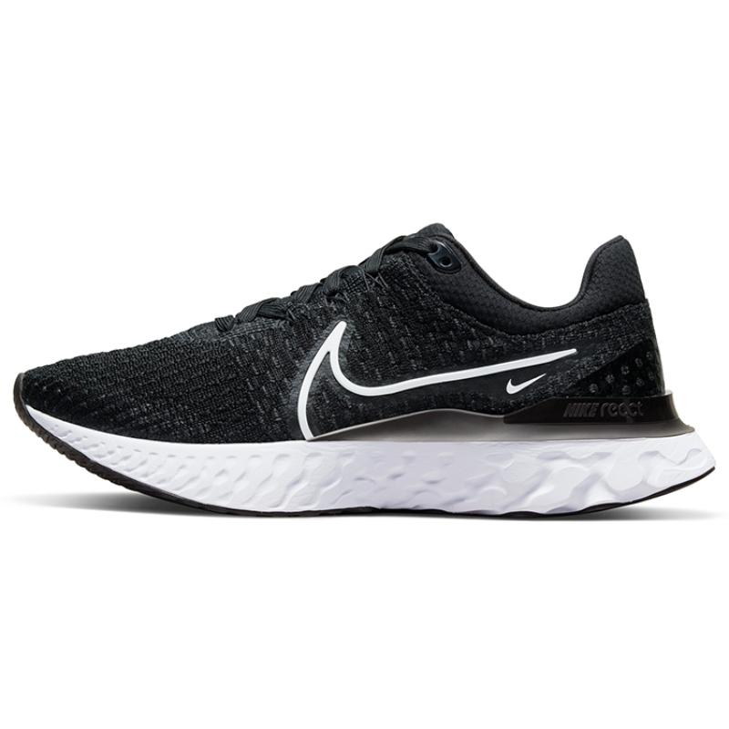 Nike React Infinity Run Flyknit 3 'Black White' Women's Sneakers DD3024-001