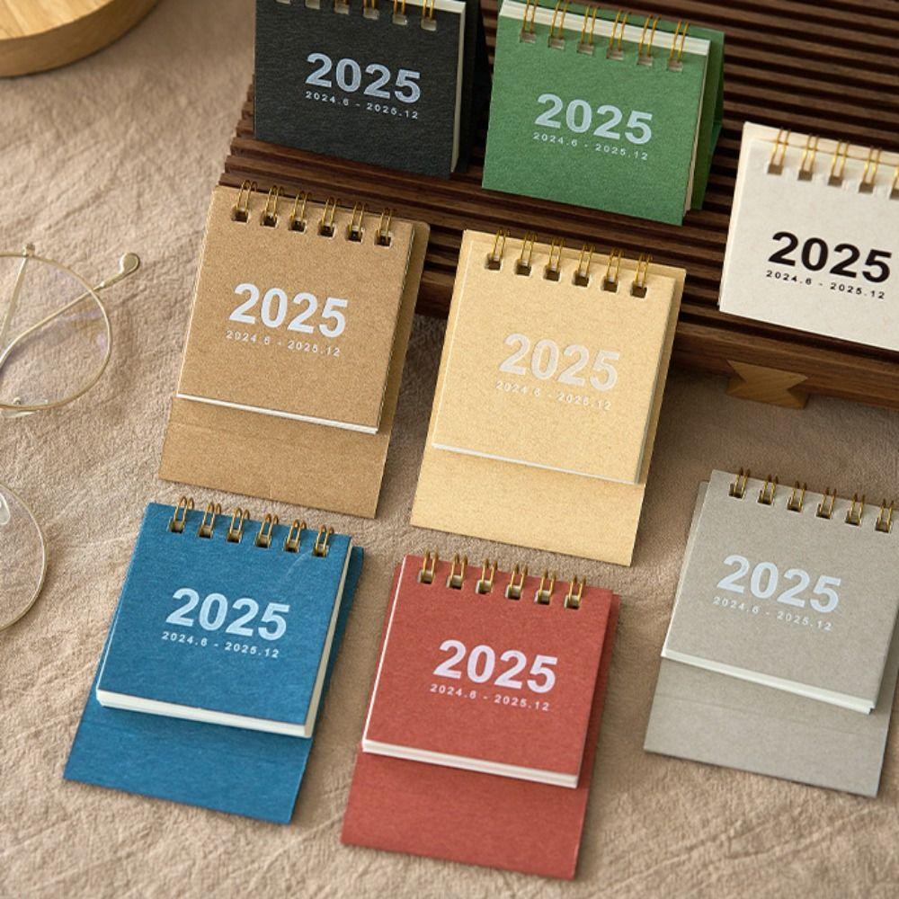 Thick Paper Desk Calendar Home Decoration Schedule Planner 2025 Daily Planner