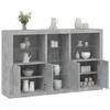 VidaXL Buffet with LED Lights, Cabinet with Door, Storage Furniture, Living Room Entryway Organizer, 3209173