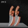 WXCOO Hand Forged Boning Knife High-hardness Hammered Butcher Knife Stainless Steel Boning Knife with Sheath Kitchen Supplies