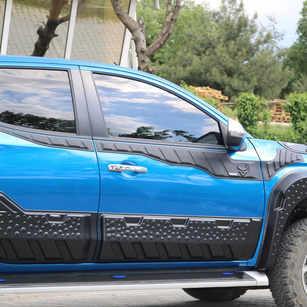 

Upper Door Moldings 2019-2025 (6 pcs, ABS) for Mitsubishi L200