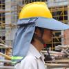 High Visibility Adjustable Sun Cover for Helmet Hat Lightweight Polypropylene Construction 4 Color