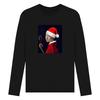 Apoh Unisex Adult Vermeer Girl With Pearl Earring Santa Long-Sleeved T-Shirt