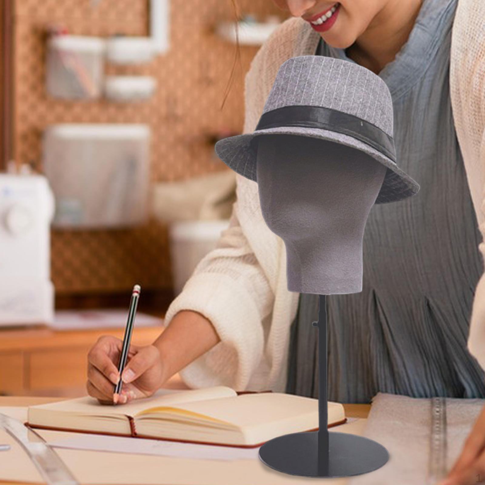 

Подставка для шляп, держатель для парика на голове манекена для повязки на голову, ювелирные изделия Black Base