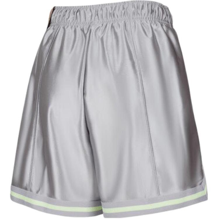 Nike As W Nsw Street 6 Satin Gx Fashion Soft Comfortable Sports Shorts Women Shorts Silver HJ0164-077