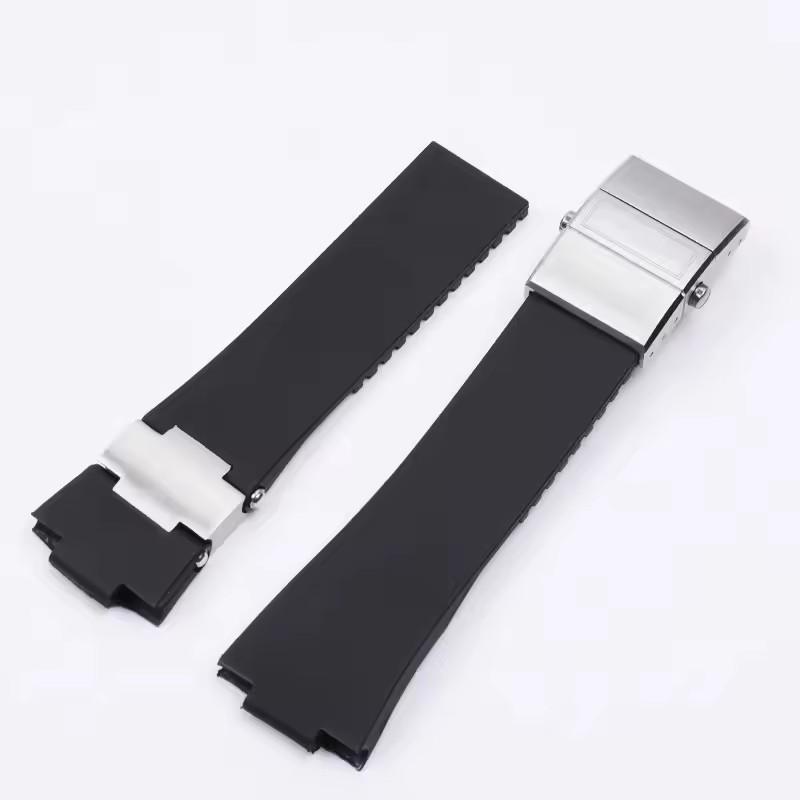 Silicone Watch Strap for Athens Observation Navigation 1183 Men's Women's Waterproof For Ulysse Nardin Rubber Watchbands