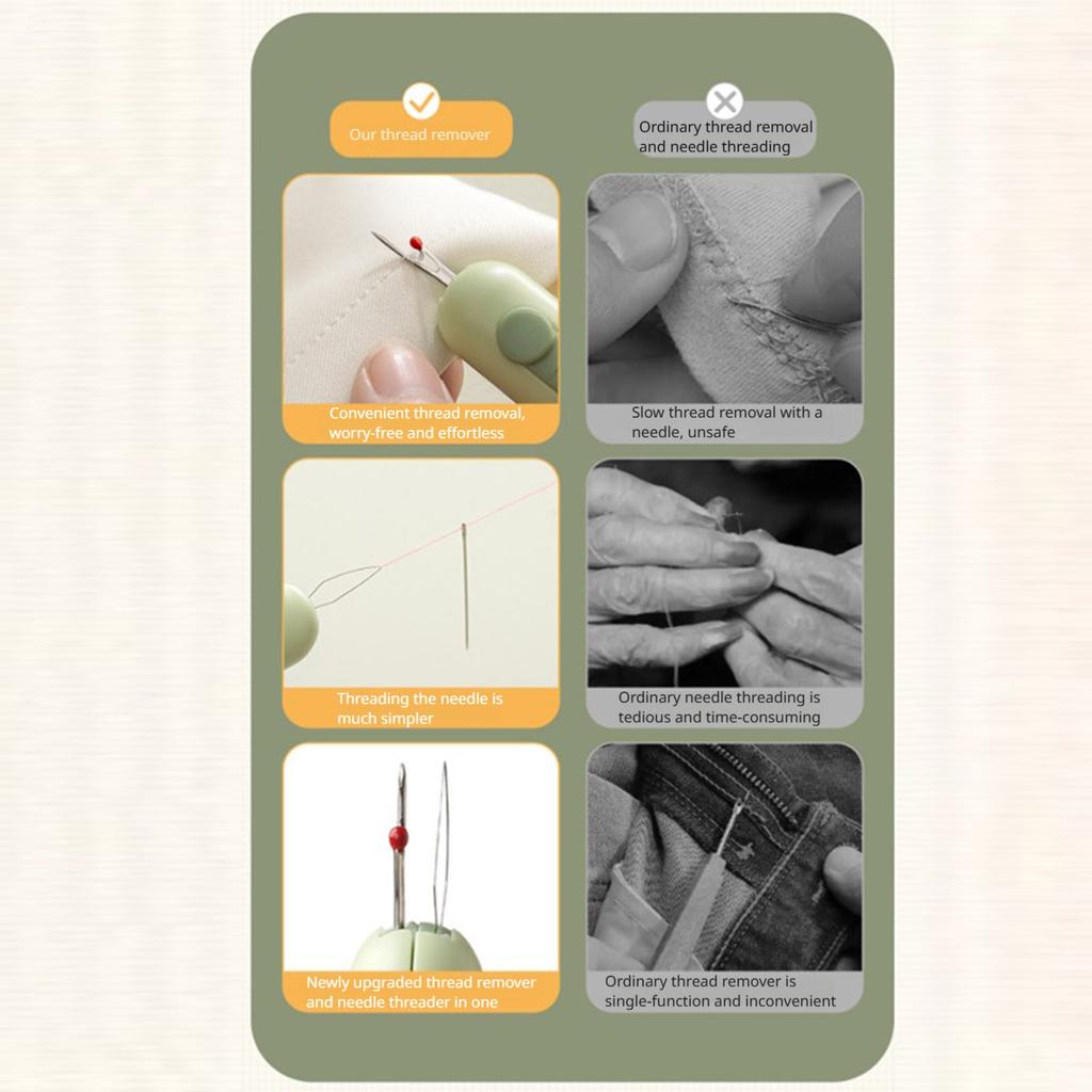 Threading Machine, Household Wire Picking Three-in-one Wire Machine, Manual Wire Cutting Tool, Wire Cutting Knife, Opening Eye, Needle Threading Tool