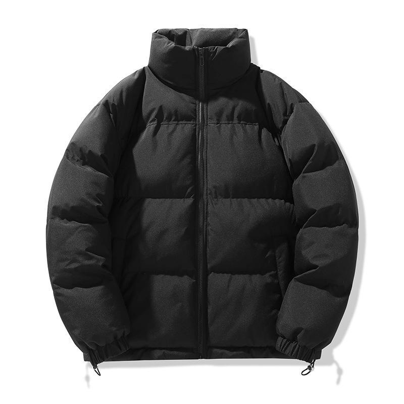Giacca Invernale Ampia con Collo Alto Cappotto Casual Caldo Imbottito di Cotone