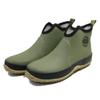 Waterdichte Rubberen Regenschoenen voor Mannen Instappers Enkellaarzen Antislip Platform Schoenen voor Buiten Vissen en Werk