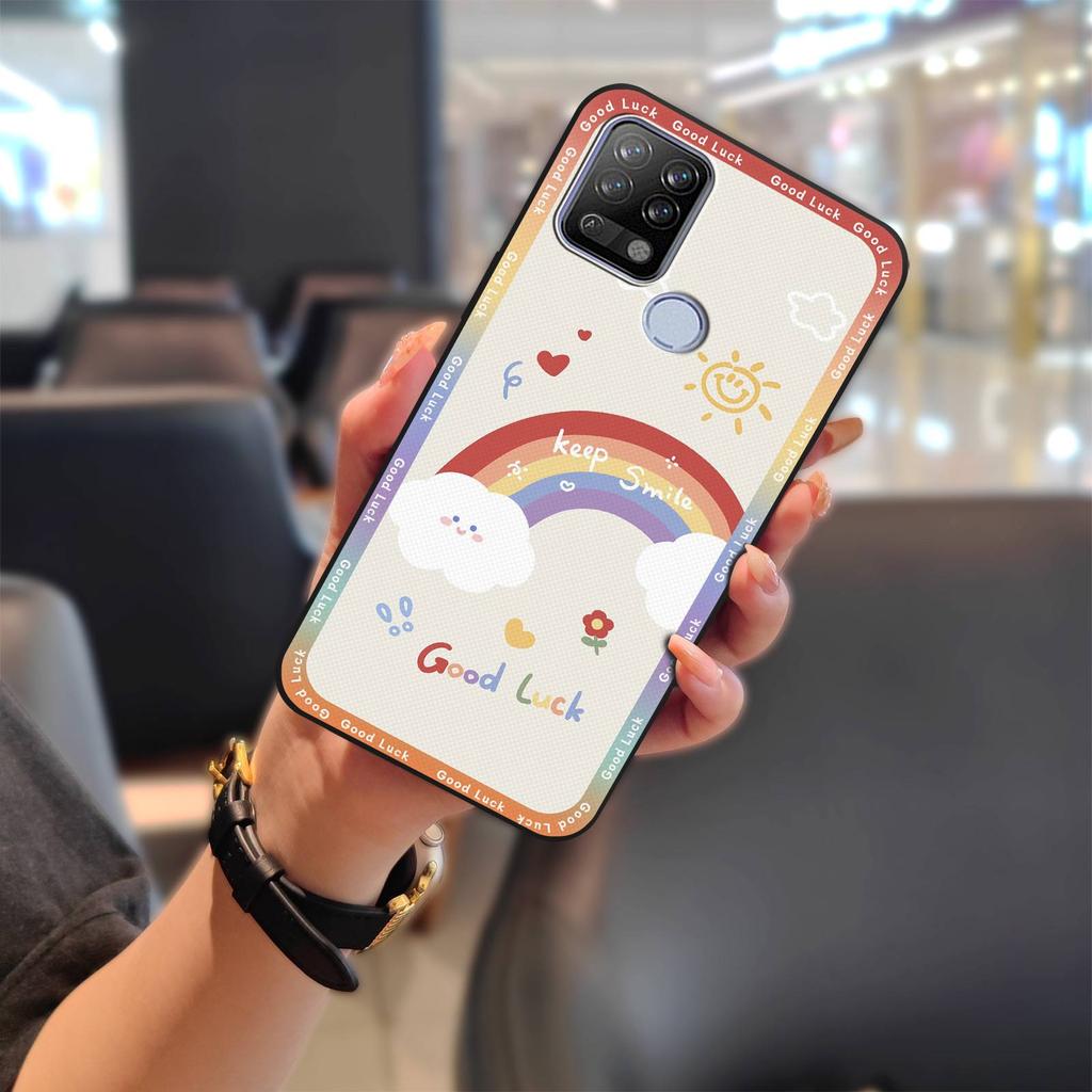 Dirt-resistant Cute Phone Case For Tecno Pova/LD7 Cartoon Silicone Full Wrap Waterproof Soft Case Anti-dust Protective