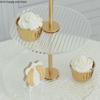 Golden Dessert Table Display Stand Metal Acrylic Cake Stand Decorative Cake Pan Dessert Plate Dim Sum Plate Snack Tray Bread Pan