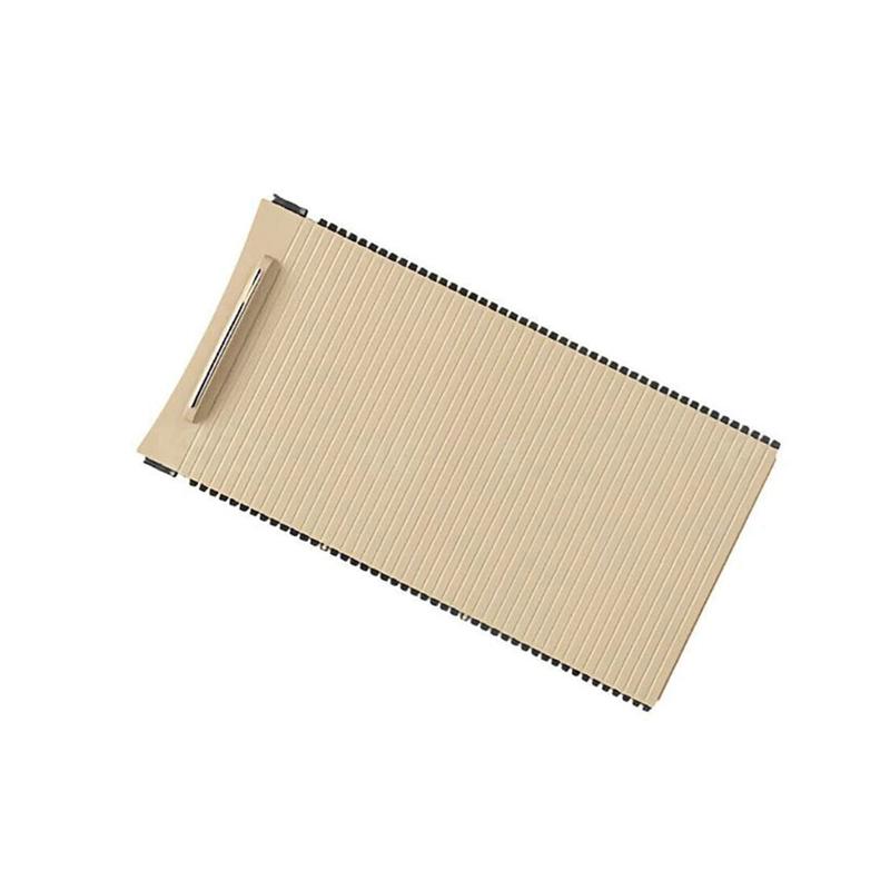 A51K-Car Beige Water Cup Holder Cover Sliding Shutters Roller Blind Center Console For Buick Lacrosse 2009-2012 Part Number 9067