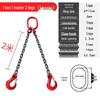 Complete Lifting Chain Sling with Hooks for Mining and Rigging