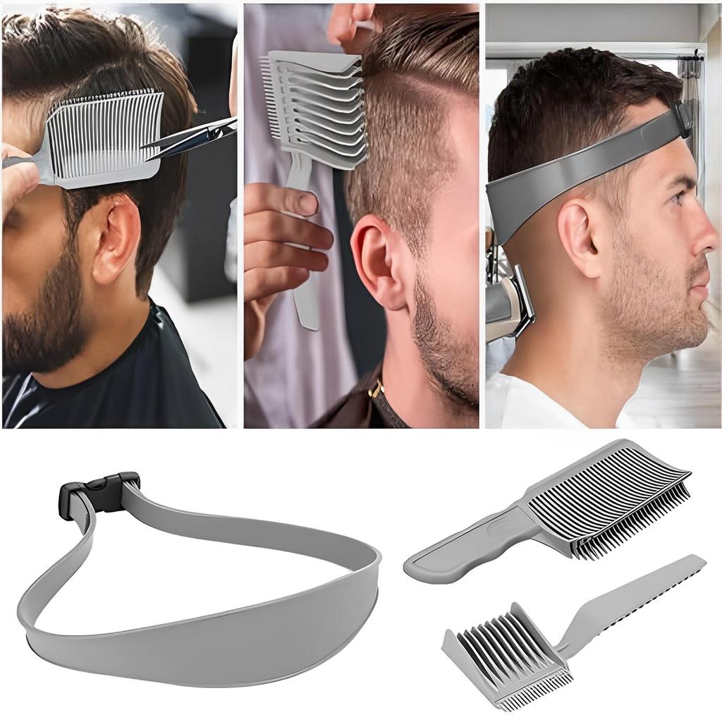Barber Hair Cutting Combs Set Trimming Neckline Neckline Shaving Template and Hair Trimming Guide for DIY Haircutting Creating