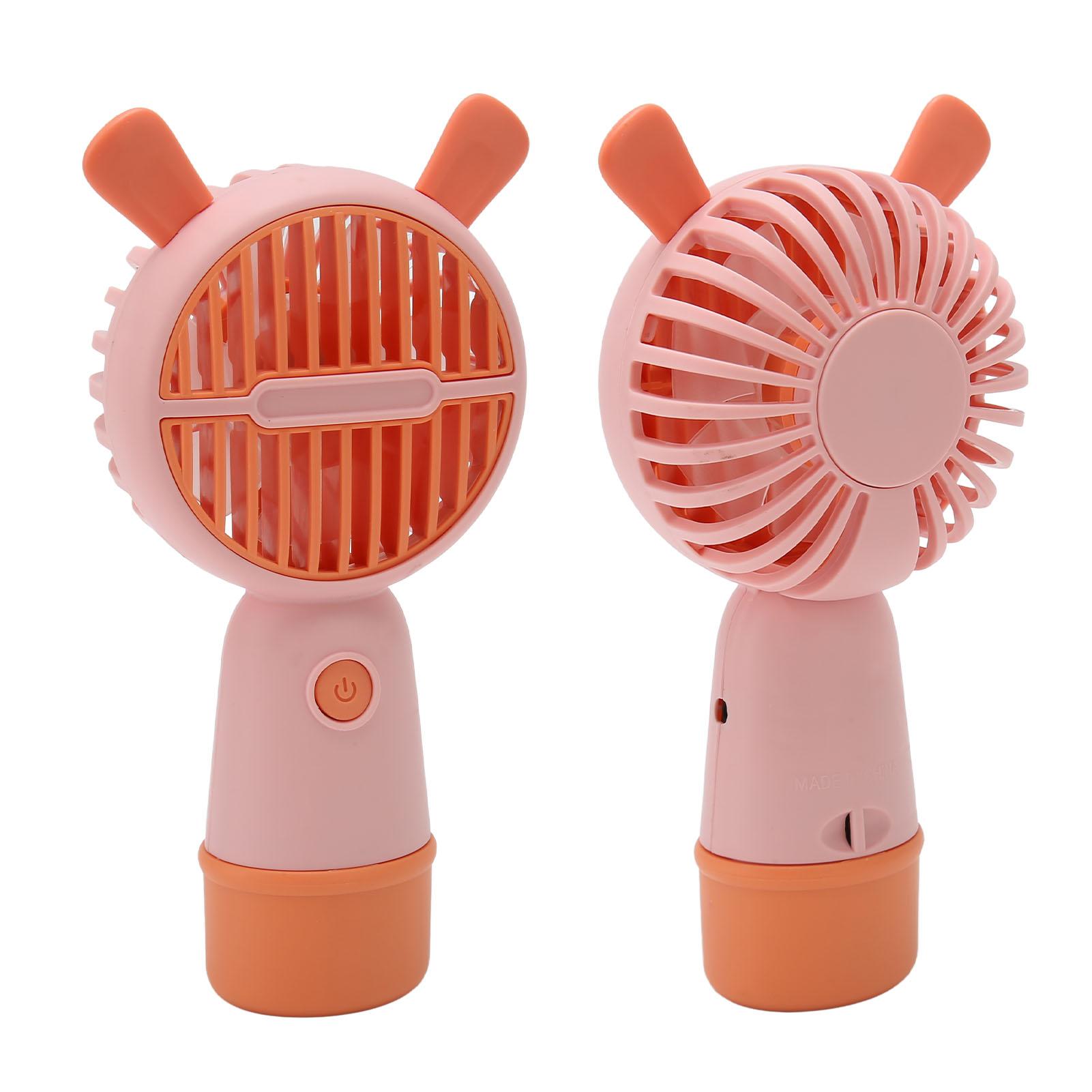 Handheld Fan   Portable USB Rechargble Handheld Cool  Quiet Pow ed Desk Fan