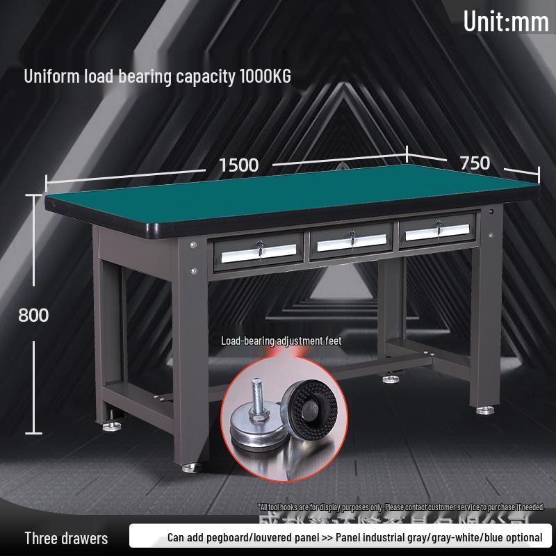 Heavy-Duty Stainless Steel Anti-Static Movable Workbench