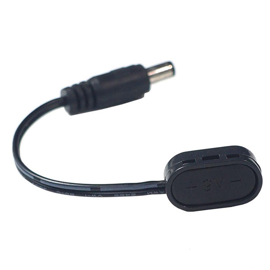 Battery Clip Converter Power Cable 9 Volt Power Eliminator Adapter Power Supply Cable Snap Connector Guitar Accessories