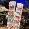 5Pcs/Pack Fashion Korean Children Hair Clips Sweet BB Hair Pins Cute Fruit Animal Baby Accessories