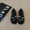British style bow pearl Mary Jane shoes women's autumn fashion retro platform heightening thick heel high heel single shoes tide