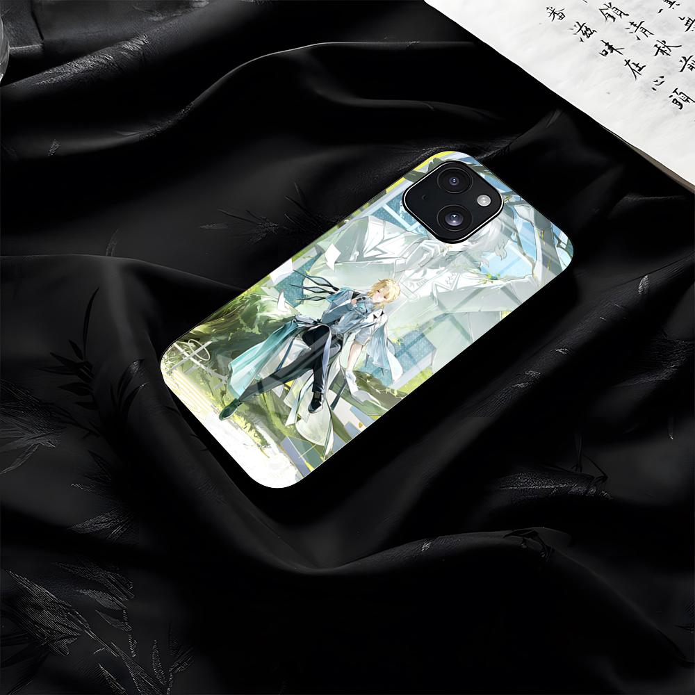 Wuthering Waves Luuk Herssen Phone Case For IPhone 17 Pro Max 16 15 14 Pro Max 13 11 Plus Glass Cover