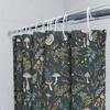 Mushroom Forest Shower Curtain Woodland Nature Decor Botanical Mushroomscape Bathroom Curtains Rustic Home Decor Vintage Cottage