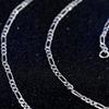 4 mm breite Figaro-Halskette aus Edelstahl 3:1 Stahlkette Hip Hop Drei Räume Ein NK Halskette Seitenkette
