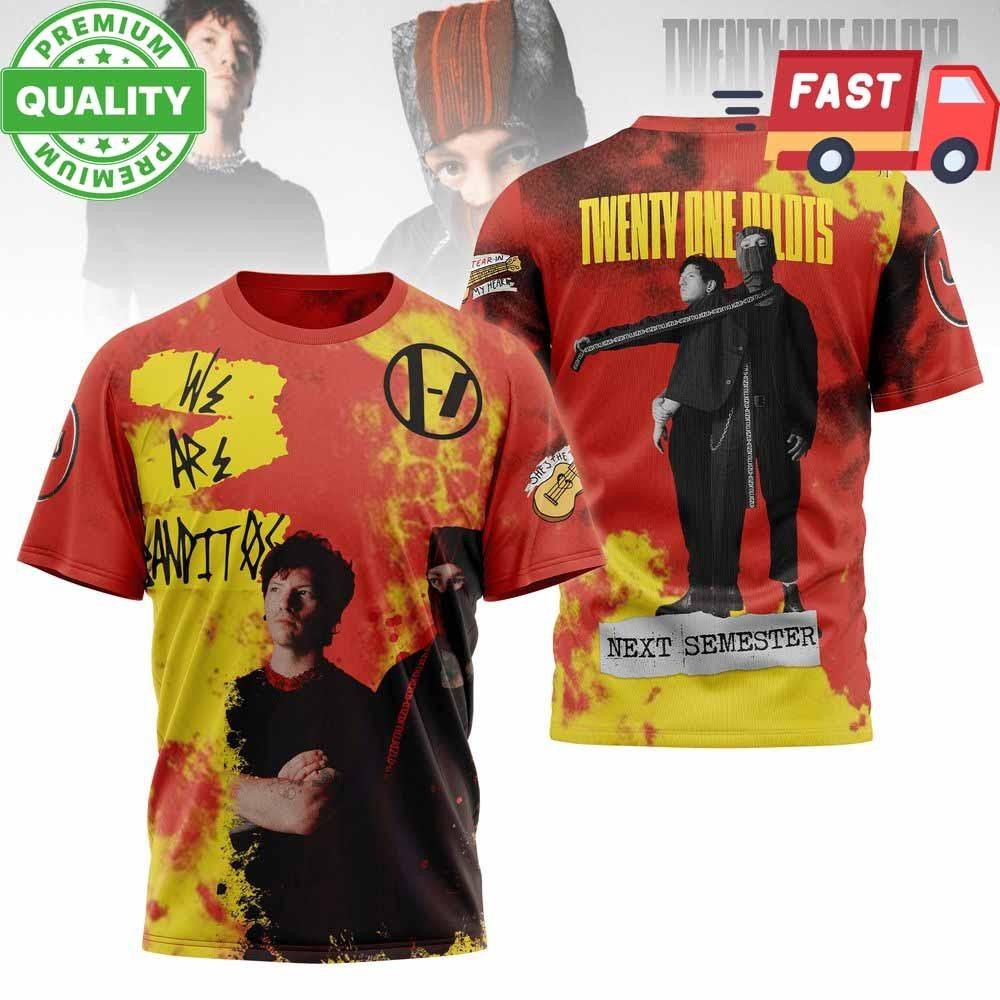 Twenty One Pilots Next Semester 3D AOP Shirt Unisex S-5XL 1R368 XXXL