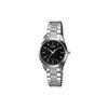 Standard Series Retro Pointer Series Steel Band Watch Quartz Movement Stainless Steel Strap Women Watches Black LTP-1274D-1A