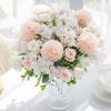 Artificial Rose chrysanthemum Silk Bouquet Flowers  Bridal Wedding outdoor garden arch Decor Home Valentine Garland Accessories