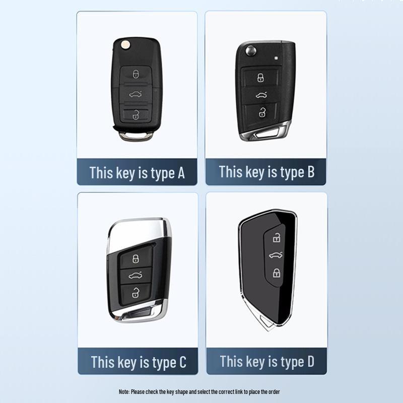 Volkswagen Magotan/Passat Nyckelskal för 2024/2025 CC, Passat Variant - B8 Skal med Spänne