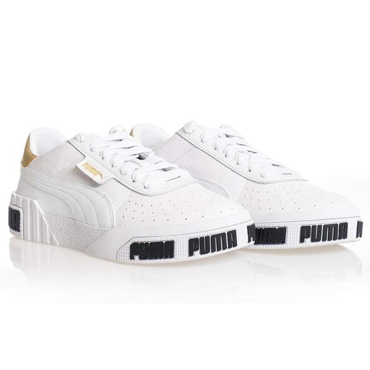 (WMNS) PUMA Cali Bold Metalli Leisure Shoes White Women's 371207-01