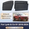 Sun Shades For Lynk & Co 01 CX11 2018-2024 Sunshades Magnetic Privacy Protection Visor Curtains Window Shade Auto Accessories